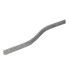 RÈGLE ONDULÉE DENTELÉE FIBRÉE