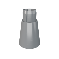 EMBOUT CONIQUE RALLONGÉ POUR TUBE PVC