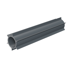 TUBE D&rsquo;ENTRETOISE PVC À AILETTES